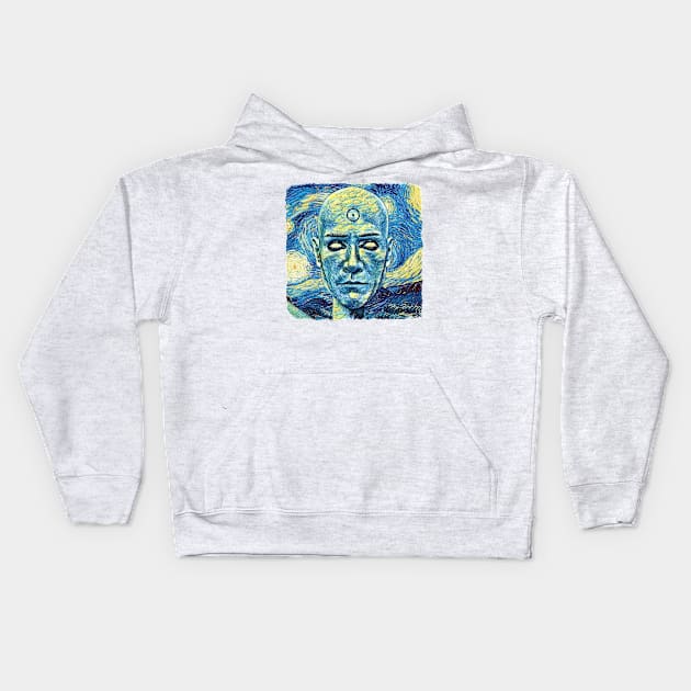 Doctor Manhattan Kids Hoodie by todos